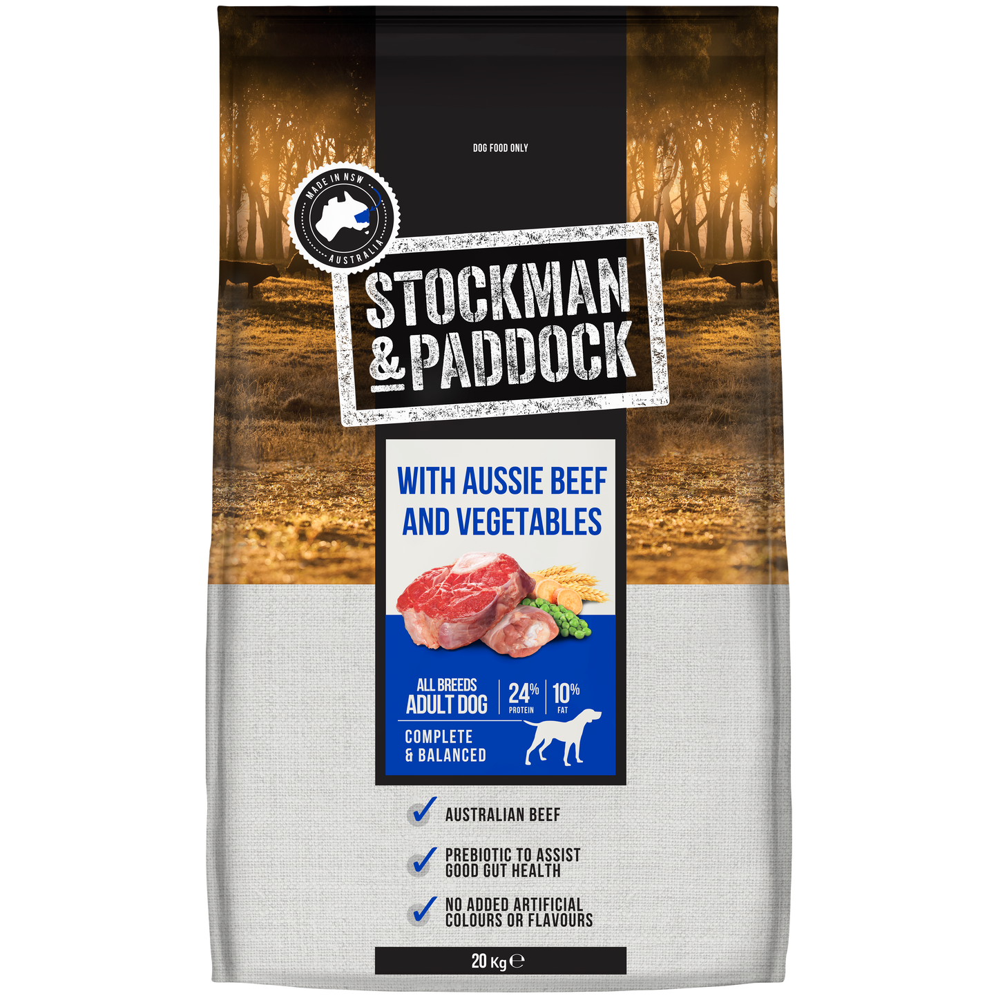 Stockman & Paddock Beef & Vegetables 20kg x 1