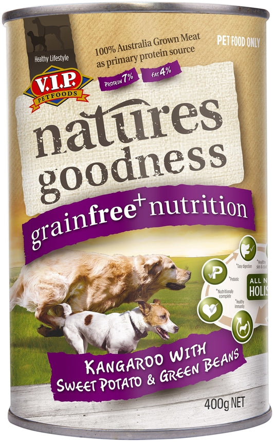 Natures Goodness Grain Free Kangaroo & Sweet Potato 400g x 12