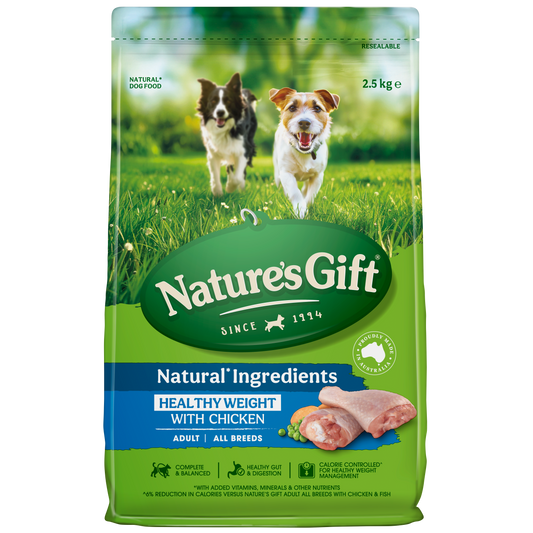 Nature's Gift Dog Chicken Healthy Weight 2.5kg x 4