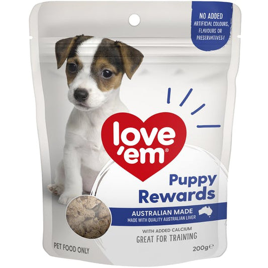 Love'em Puppy Liver Rewards Treats 200g x 6