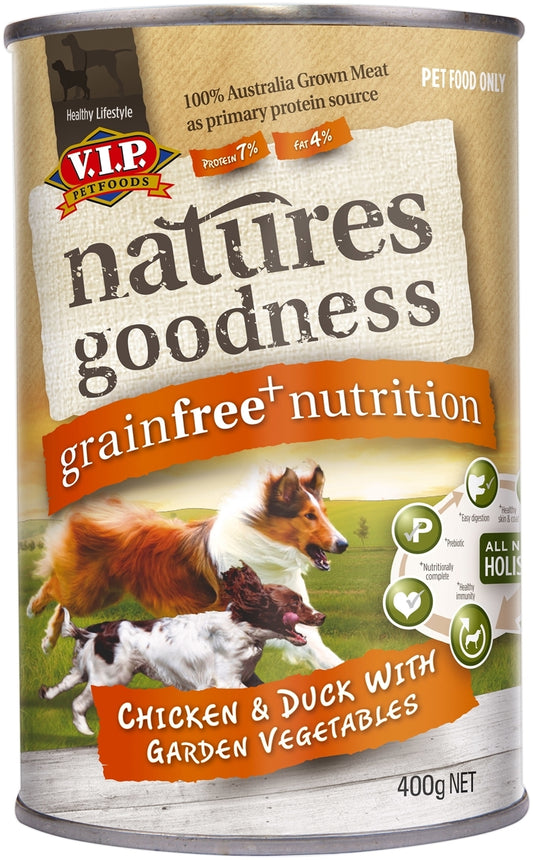 Natures Goodness Grain Free Chicken & Duck 400g x 12