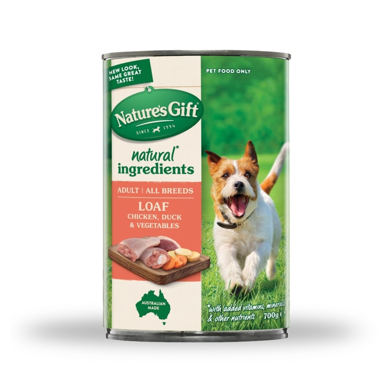 Nature's Gift Dog Loaf Chicken, Duck and Vegetables 700g x 12