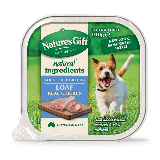 Nature's Gift Dog Loaf Real Chicken 100g x 9