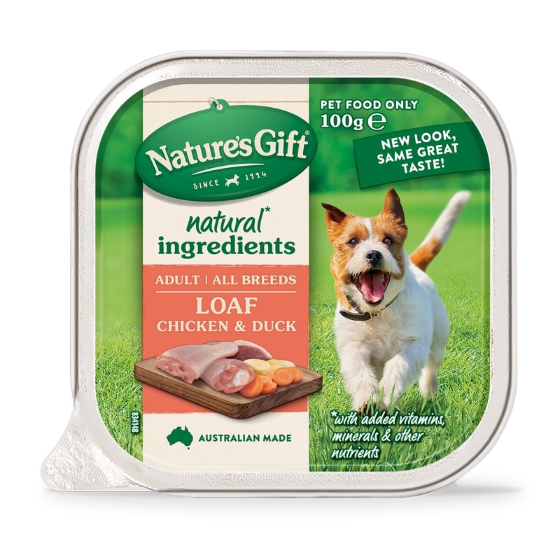 Nature's Gift Dog Loaf Chicken and Duck 100g x 9