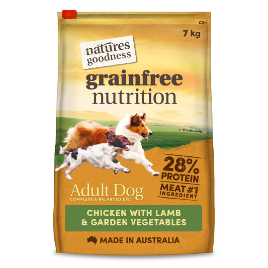 Natures Goodness Grain Free Chicken with Lamb and Vegetables 7kg x 1